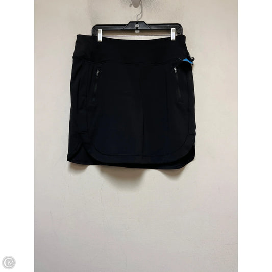 Athletic Skort By Athleta In Black, Size: L