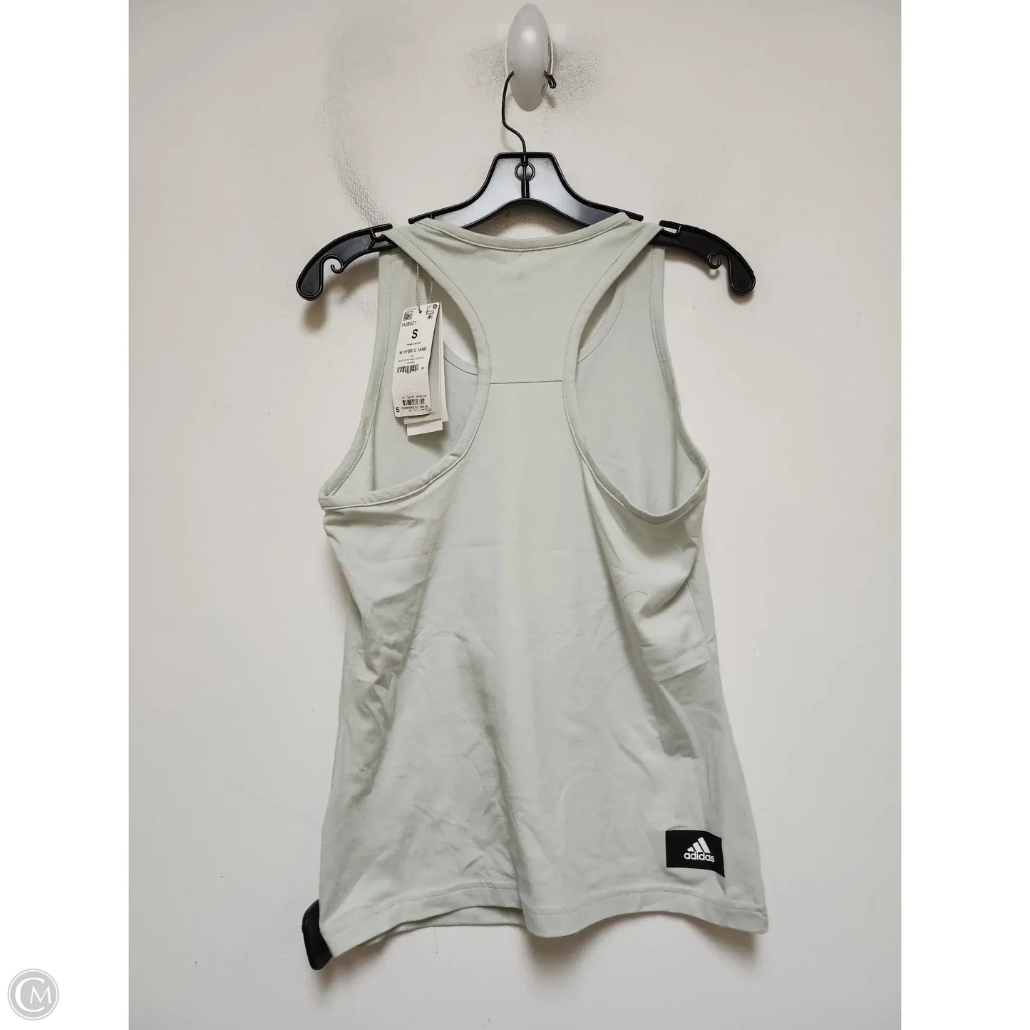 Athletic Tank Top By Adidas In Green, Size: S