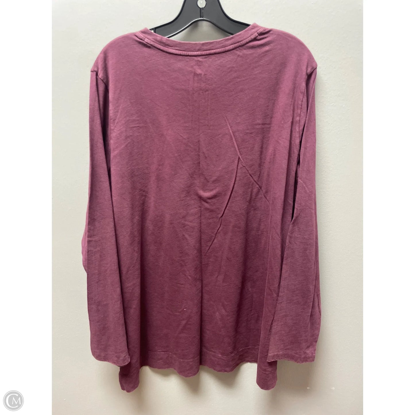 Athletic Top Long Sleeve Crewneck By Athleta In Purple, Size: Xl