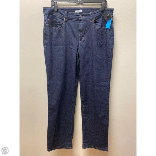 Jeans Boot Cut By Eileen Fisher In Blue Denim, Size: 14