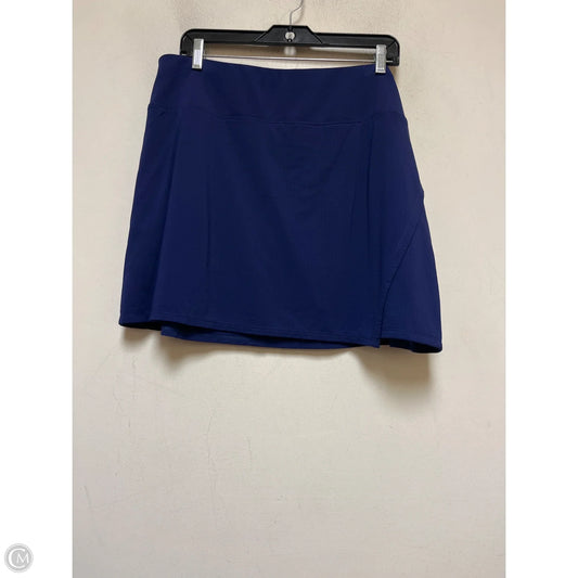 Athletic Skort By Ibkul In Blue, Size: Xl