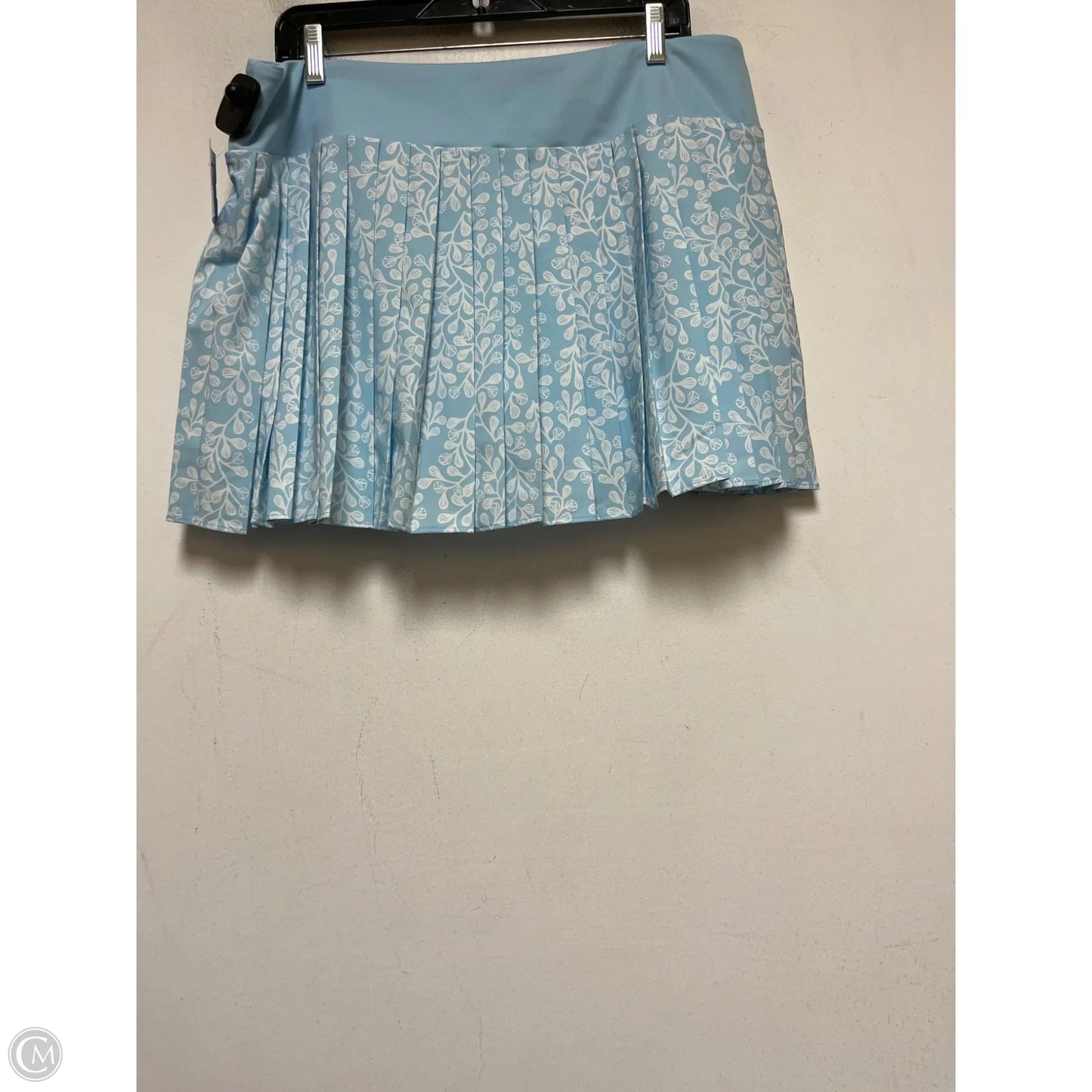 Athletic Skort By Sigrid Olsen In Blue & White, Size: Xl
