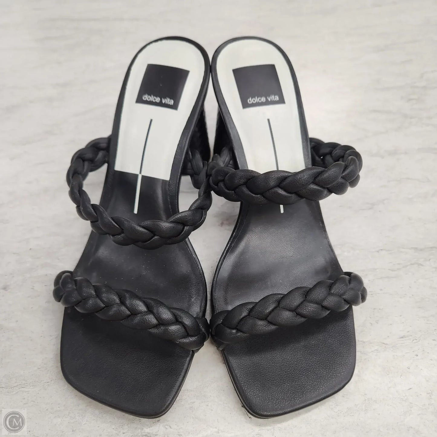 Sandals Heels Block By Dolce Vita In Black, Size: 6.5