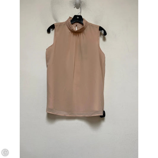 Top Sleeveless Designer By Karl Lagerfeld In Pink, Size: S