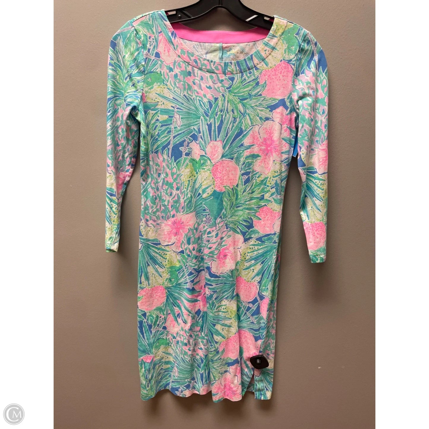 Dress Designer By Lilly Pulitzer In Floral Print, Size: Xs