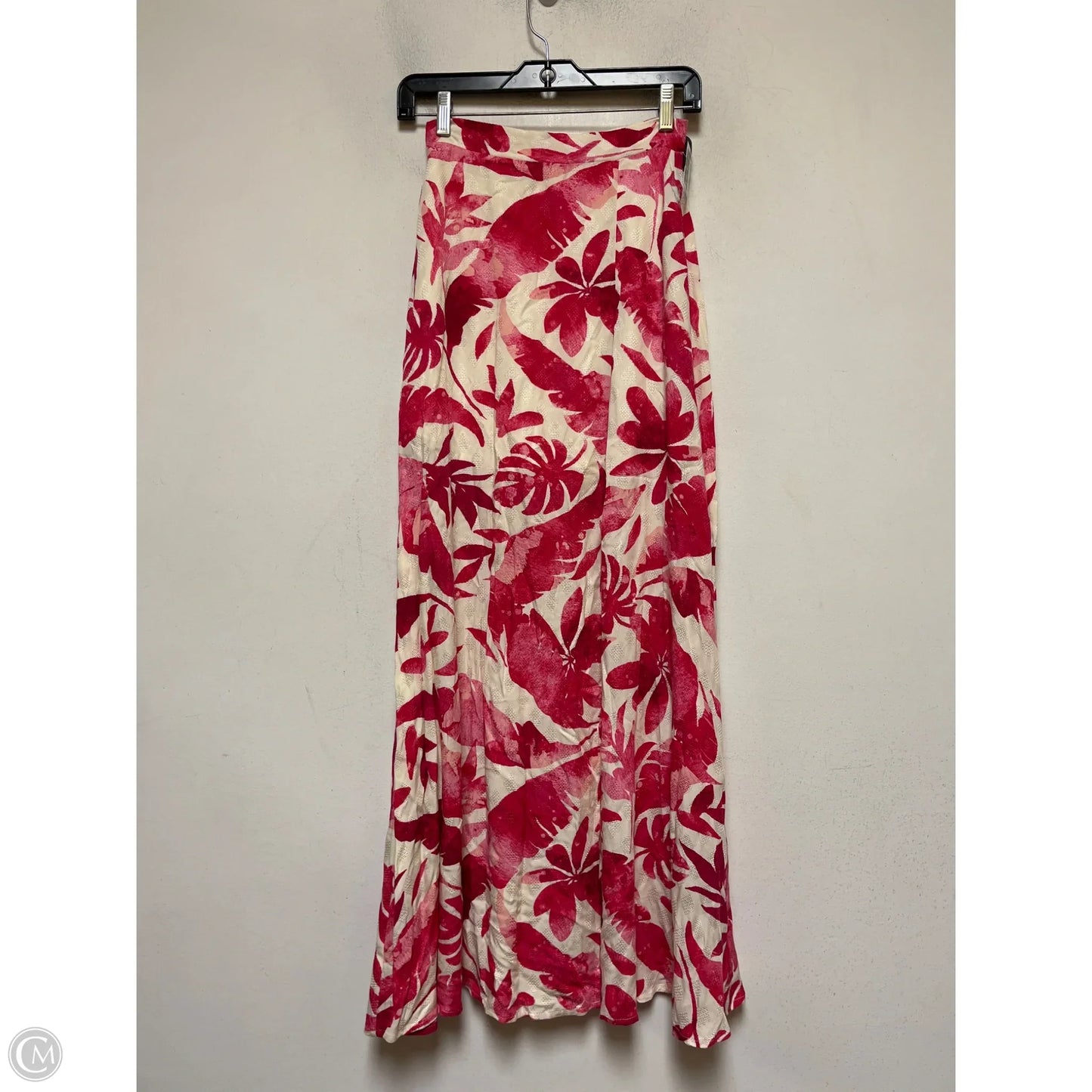 Skirt Maxi By Pink Lily In Pink & White, Size: 2