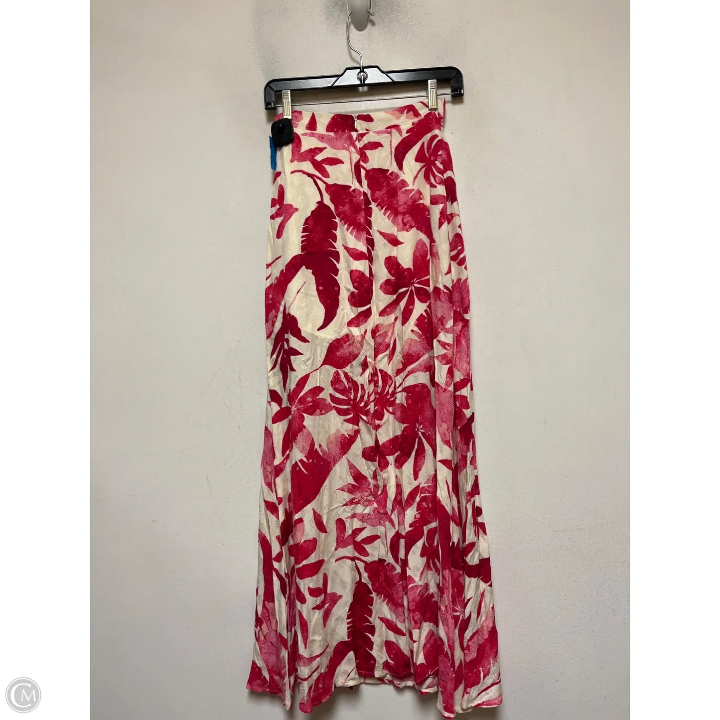 Skirt Maxi By Pink Lily In Pink & White, Size: 2