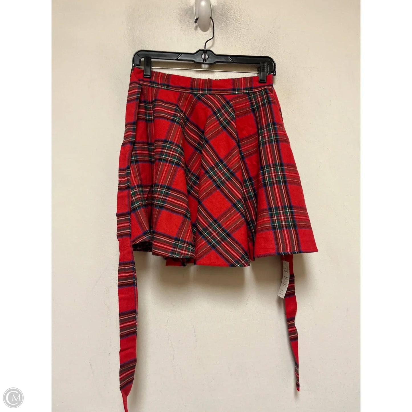 Skirt Mini & Short By Cupshe In Plaid Pattern, Size: 4
