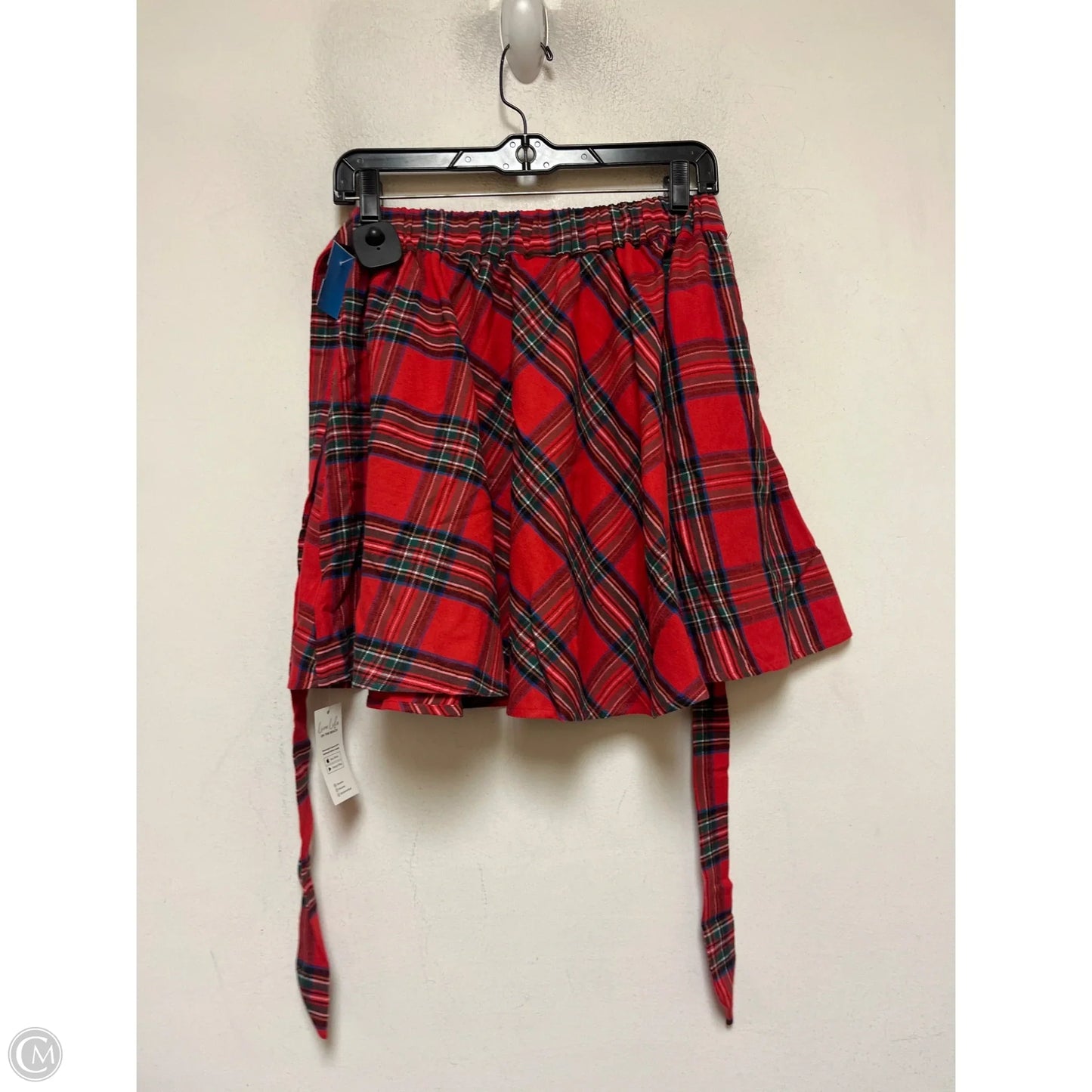 Skirt Mini & Short By Cupshe In Plaid Pattern, Size: 4