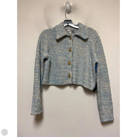 Jacket Other By J. Crew In Blue & Cream, Size: S