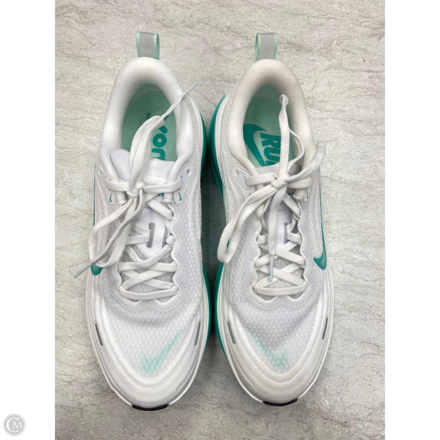 Shoes Athletic By Nike In Green & White, Size: 8.5