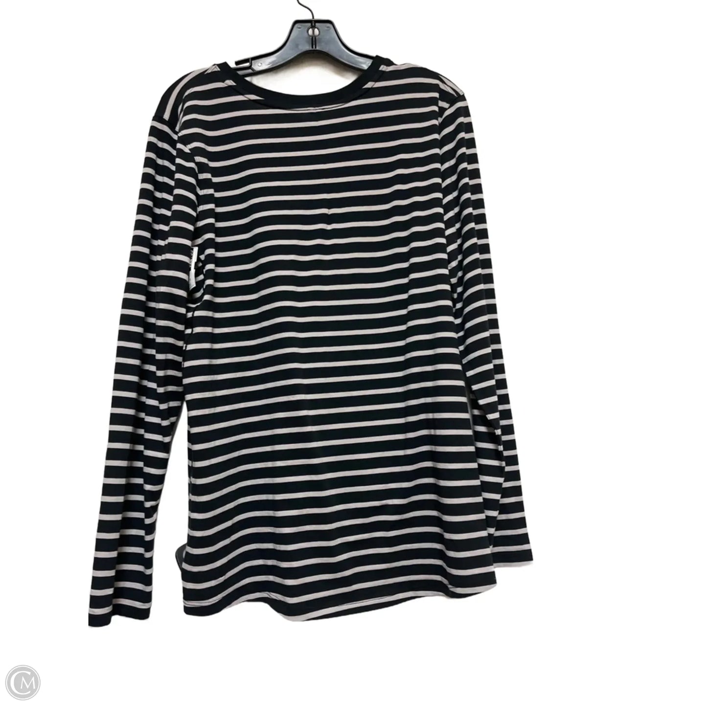 Top Long Sleeve By Lululemon In Striped Pattern, Size: 10