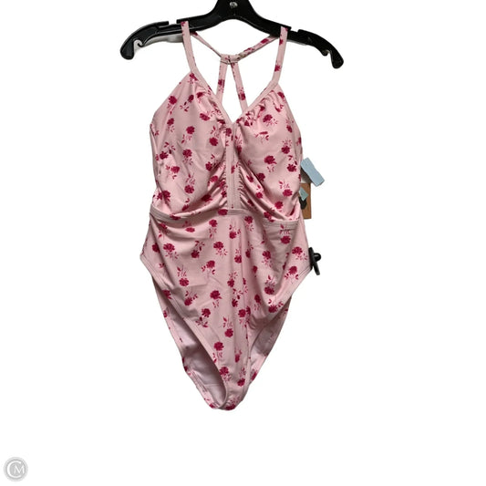 Swimsuit By Shade & Shore In Floral Print, Size: Xl