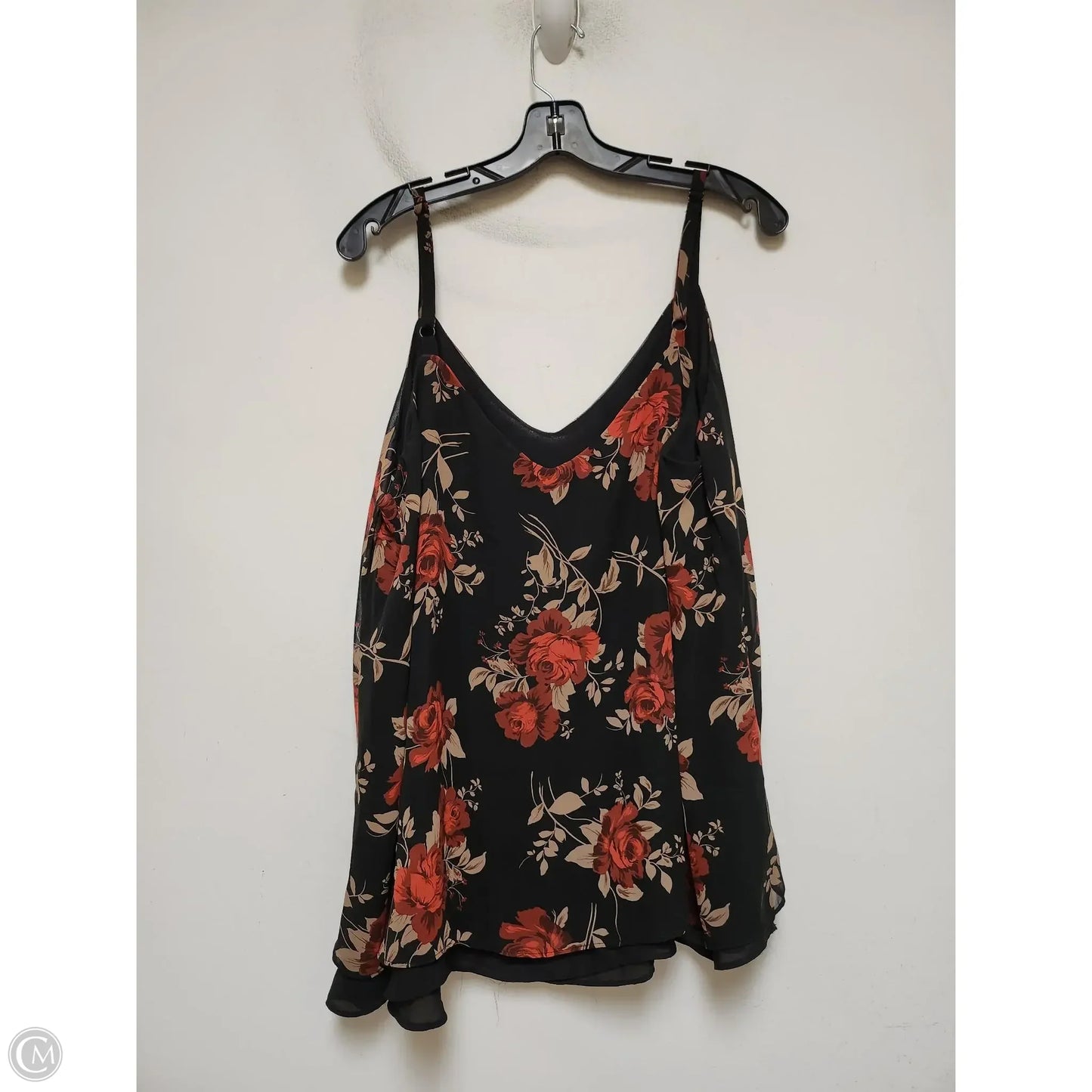 Top Sleeveless By Torrid In Floral Print, Size: 2x