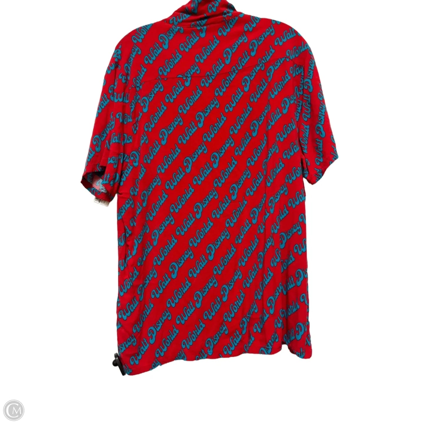 Top Short Sleeve By Disney Store In Blue & Red, Size: L