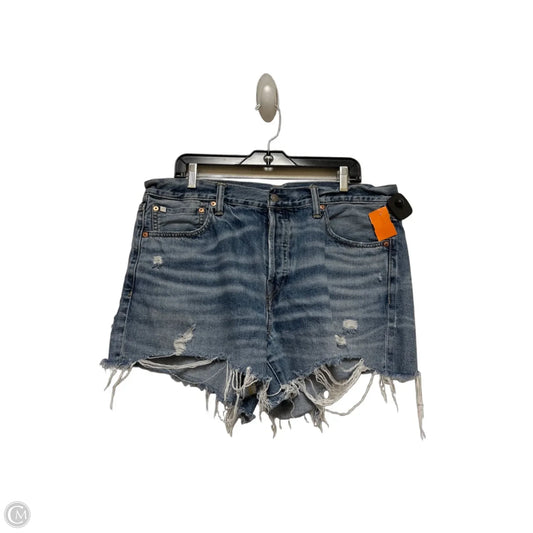 Shorts By Ae77 In Blue Denim, Size: 16