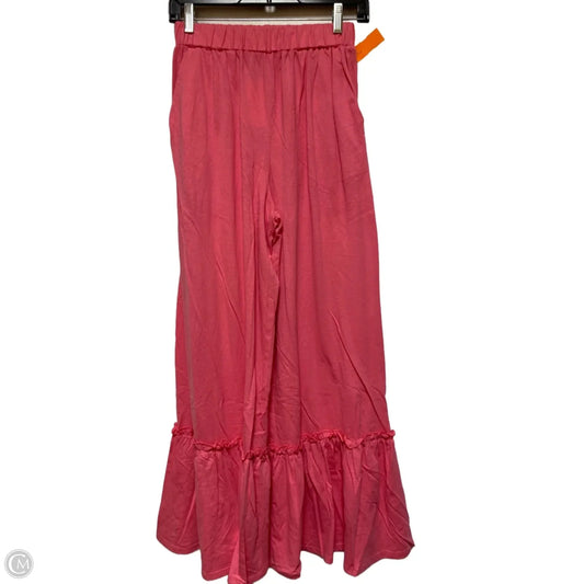 Pants Wide Leg By Sugar Lips In Pink, Size: 2