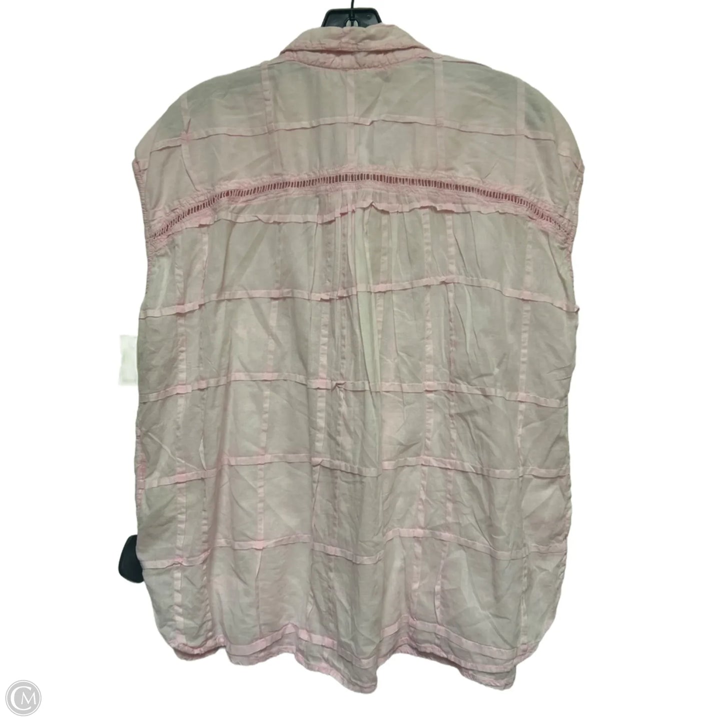 Top Short Sleeve By Pilcro In Pink, Size: M