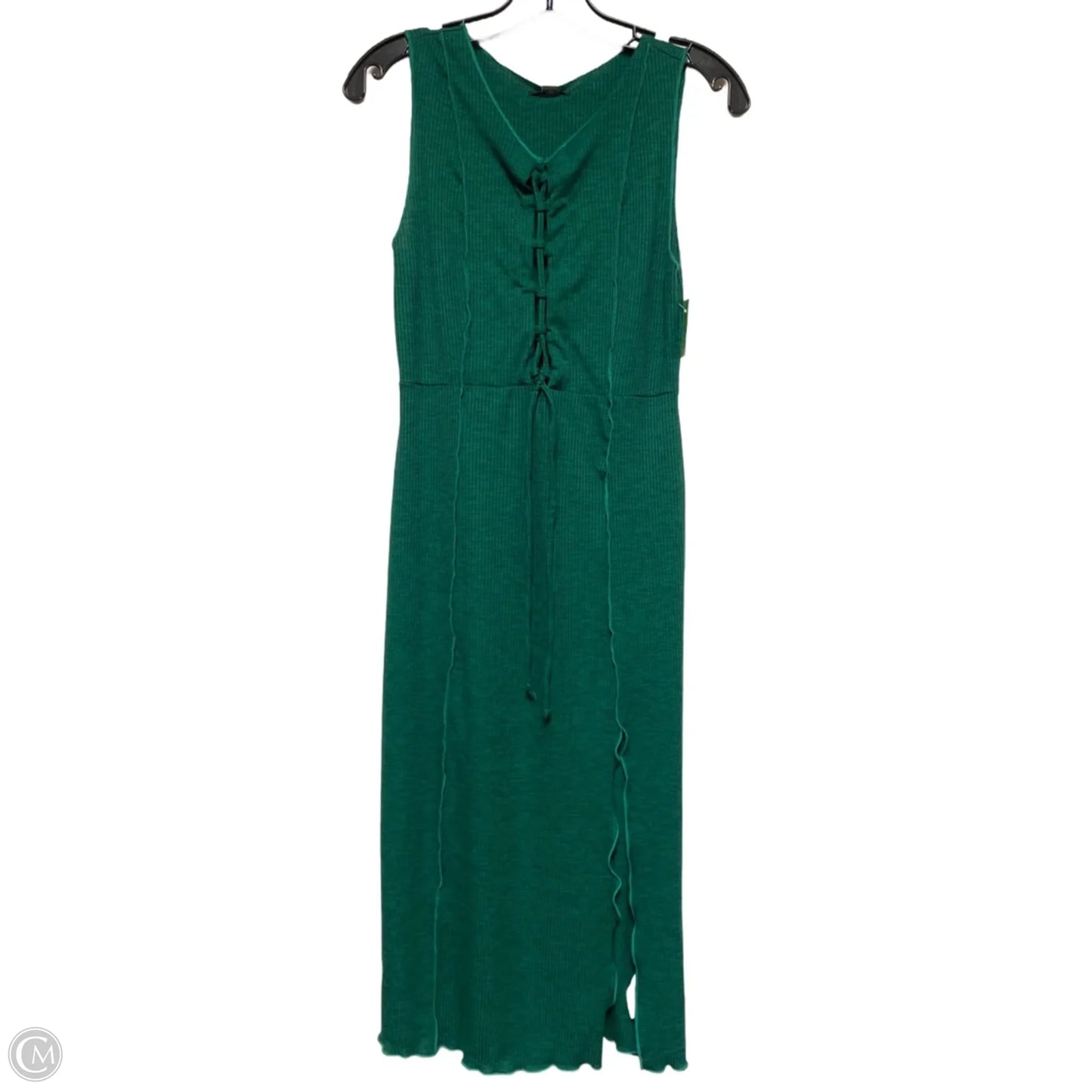 Dress Casual Midi By Wild Fable In Green, Size: M