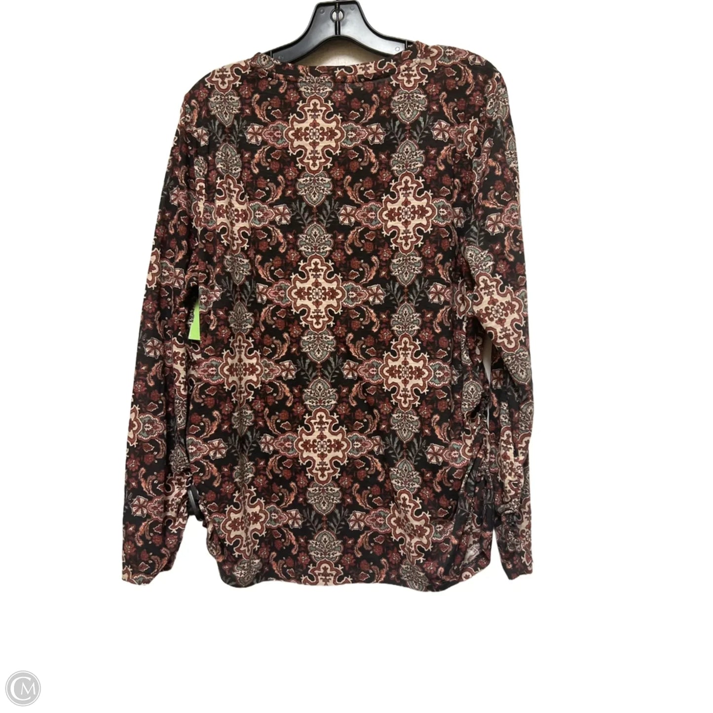 Top Short Sleeve Basic By Wonderly In Geometric Pattern, Size: Xl