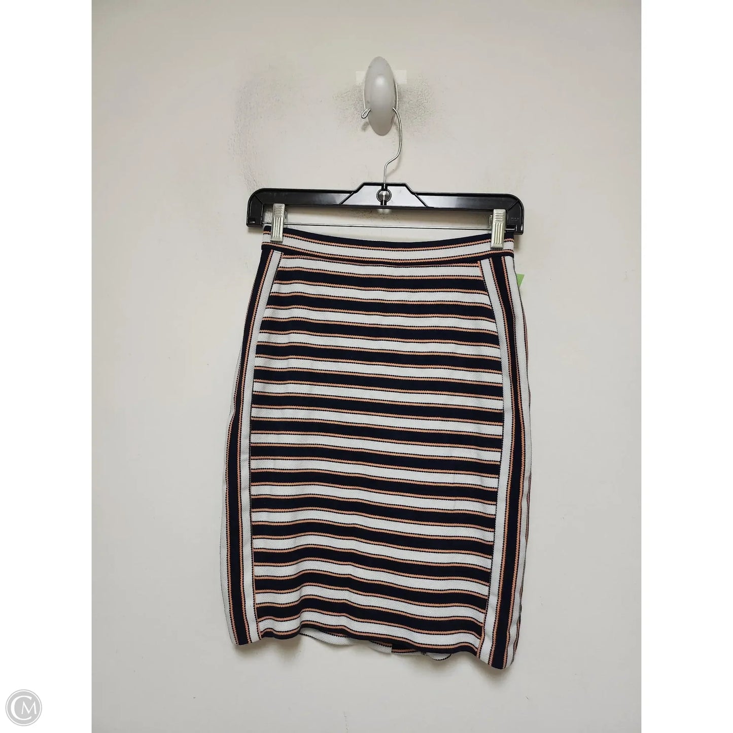 Skirt Mini & Short By Banana Republic In Striped Pattern, Size: 0p