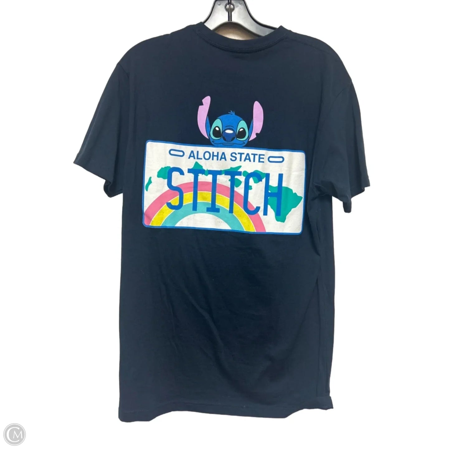 Top Short Sleeve Basic By Disney In Navy, Size: L