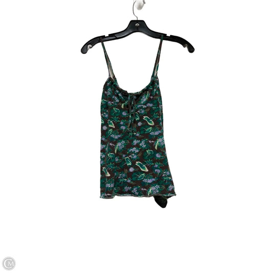 Top Cami By Free People In Brown & Green, Size: Xs