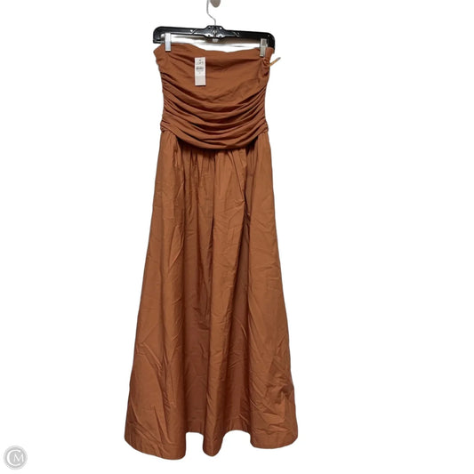 Dress Casual Midi By Loft In Tan, Size: S