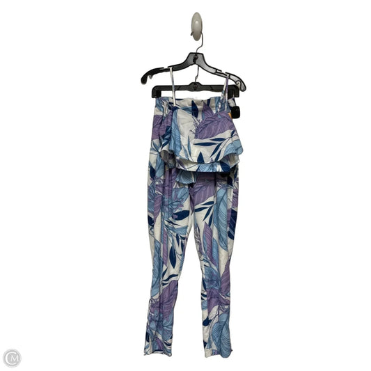 Pants Set 2pc By Clothes Mentor In Blue & Purple, Size: 12