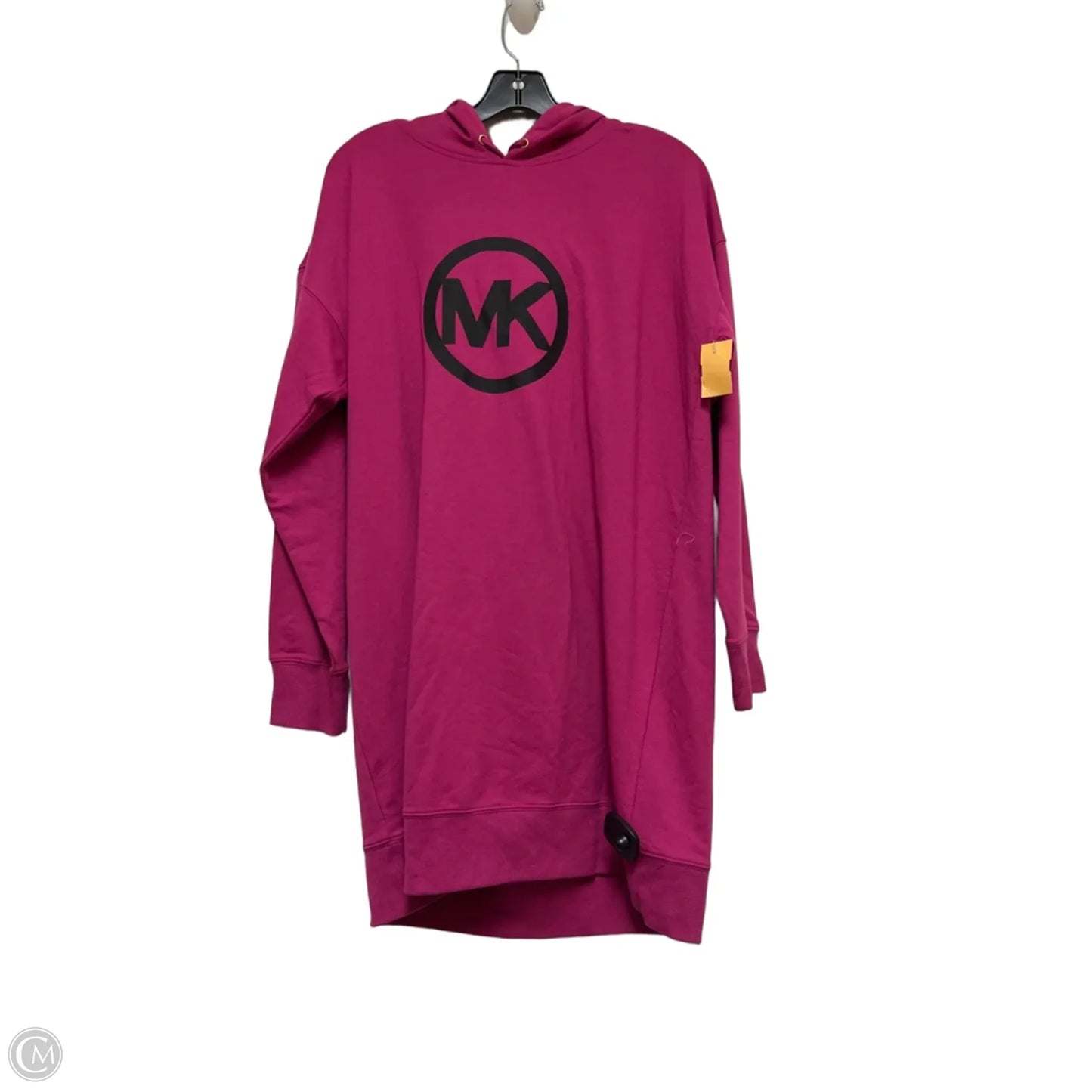 Sweatshirt Hoodie By Michael By Michael Kors In Pink, Size: L