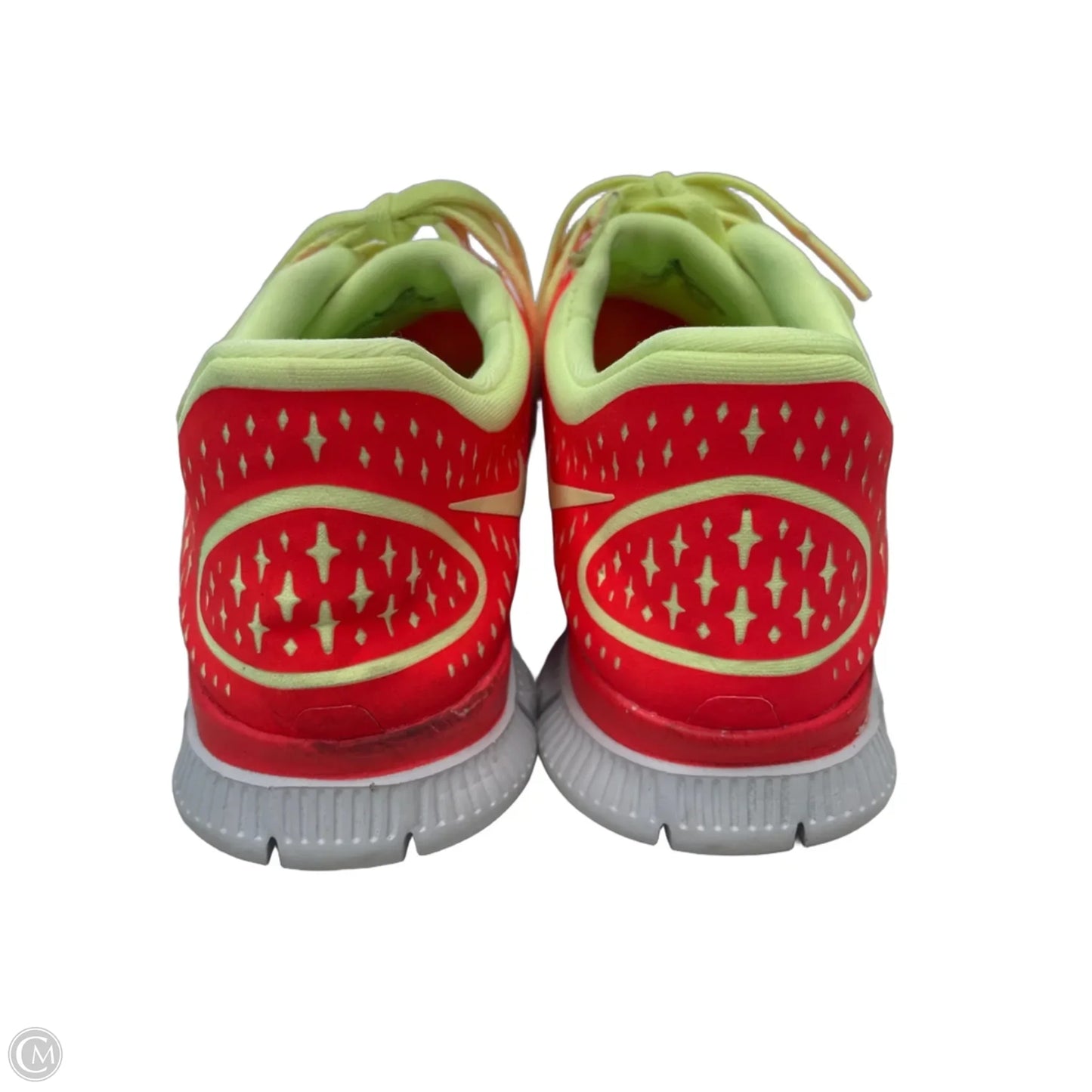 Shoes Athletic By Nike In Green & Orange, Size: 7.5