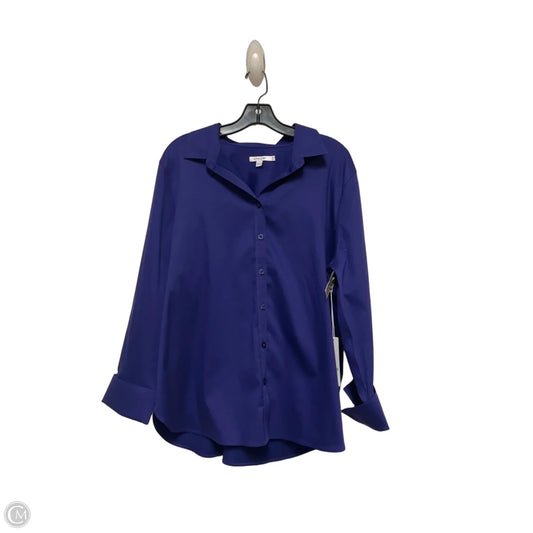 Top Long Sleeve By Chicos In Purple, Size: Xl