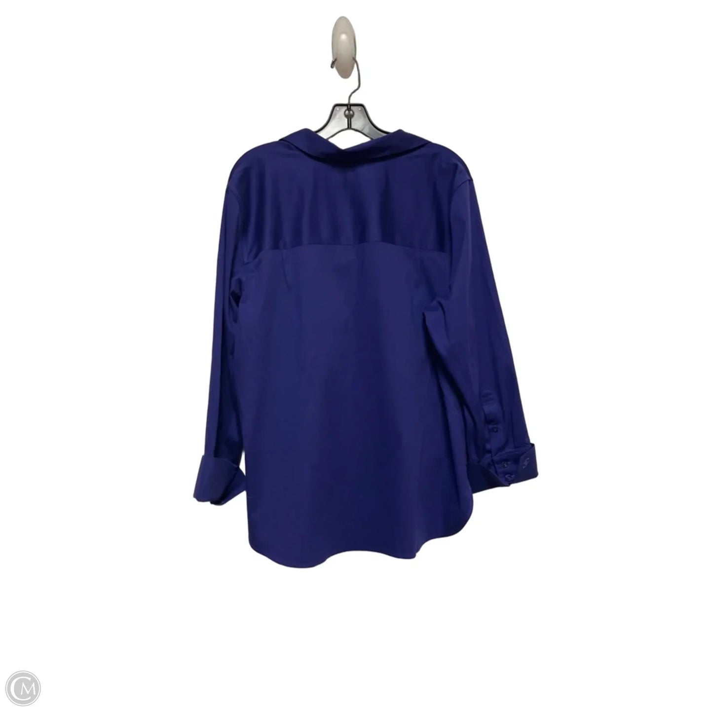 Top Long Sleeve By Chicos In Purple, Size: Xl