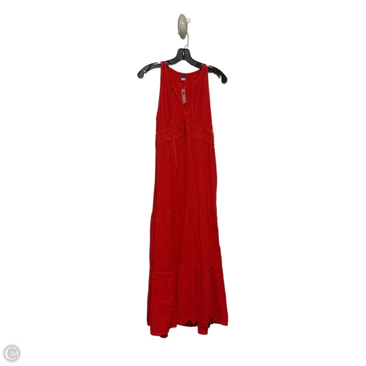 Dress Casual Maxi By Old Navy In Red, Size: Xs