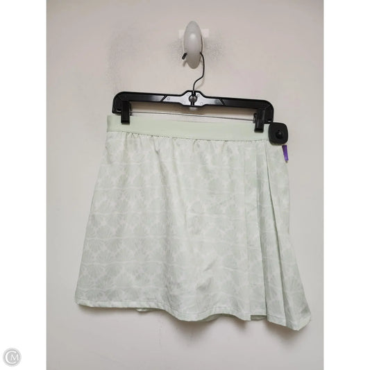 Athletic Skort By Lady Hagen In Green & White, Size: M