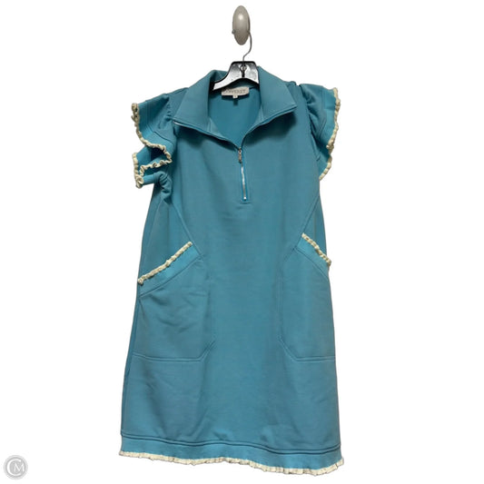 Dress Casual Short By Veveret In Blue, Size: S