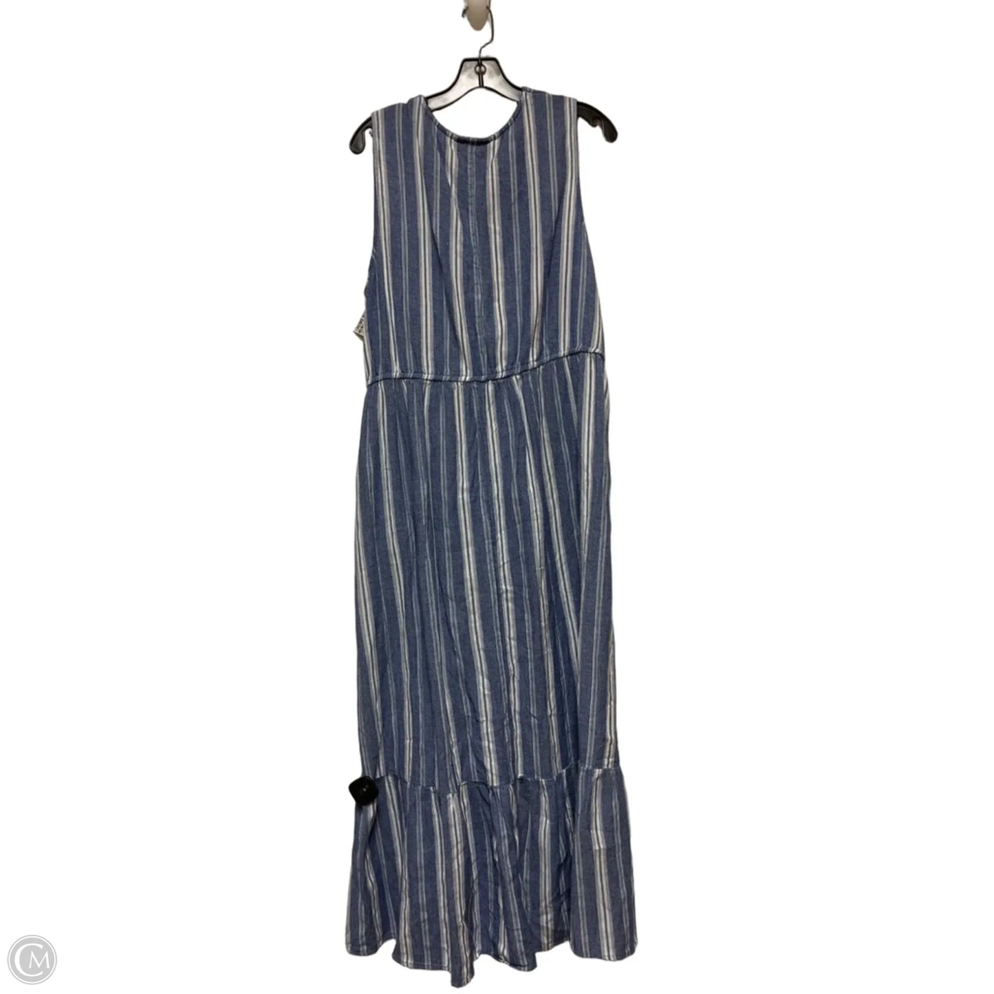 Dress Casual Midi By Lane Bryant In Striped Pattern, Size: 2x