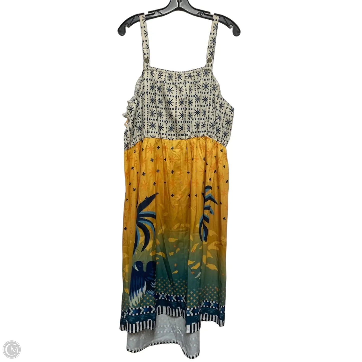 Dress Casual Short By Bloomchic In Tropical Print, Size: 2x