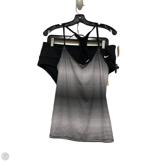 Swimsuit 2pc By Nike Apparel In Black & White, Size: Xl
