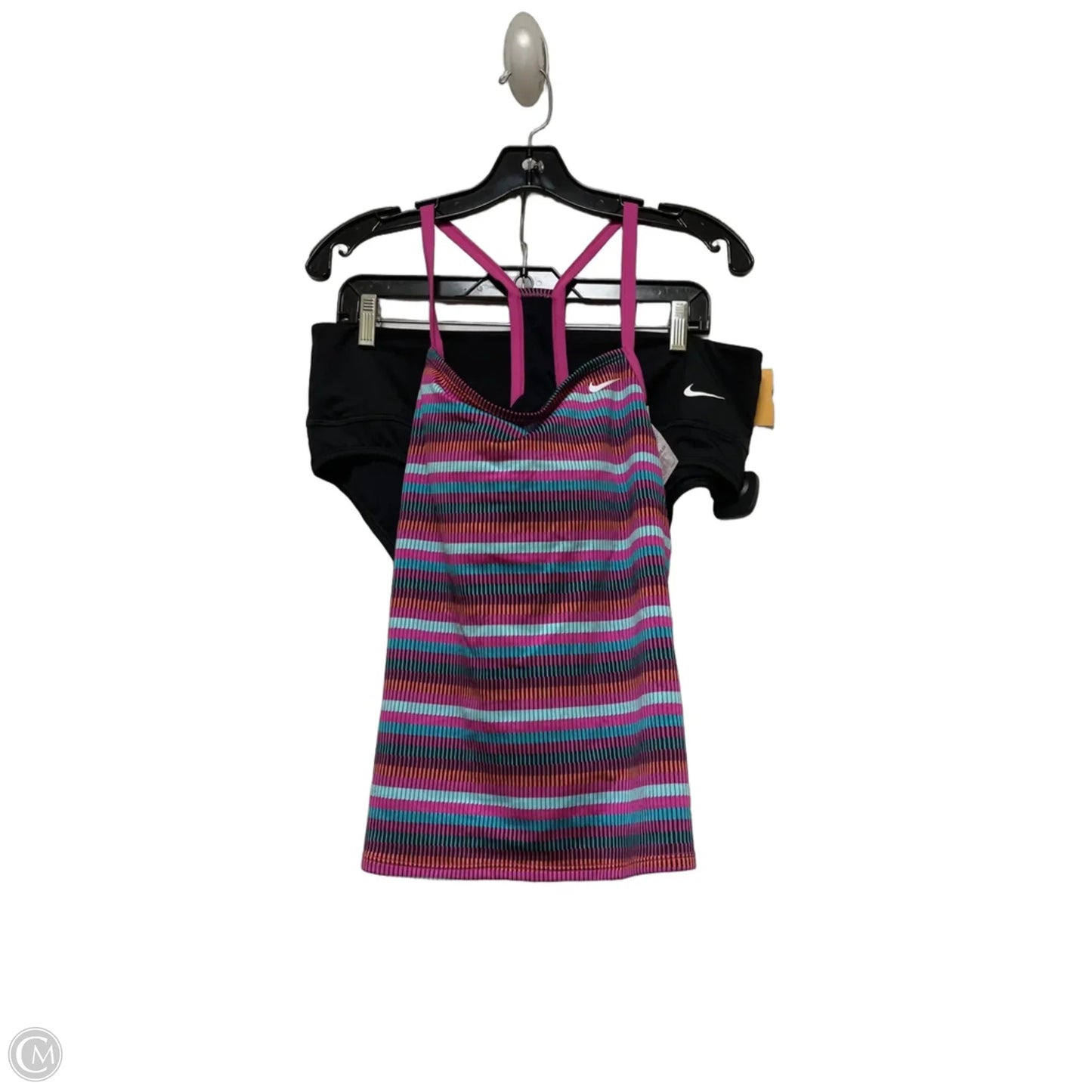 Swimsuit 2pc By Nike Apparel In Black & Pink, Size: Xl