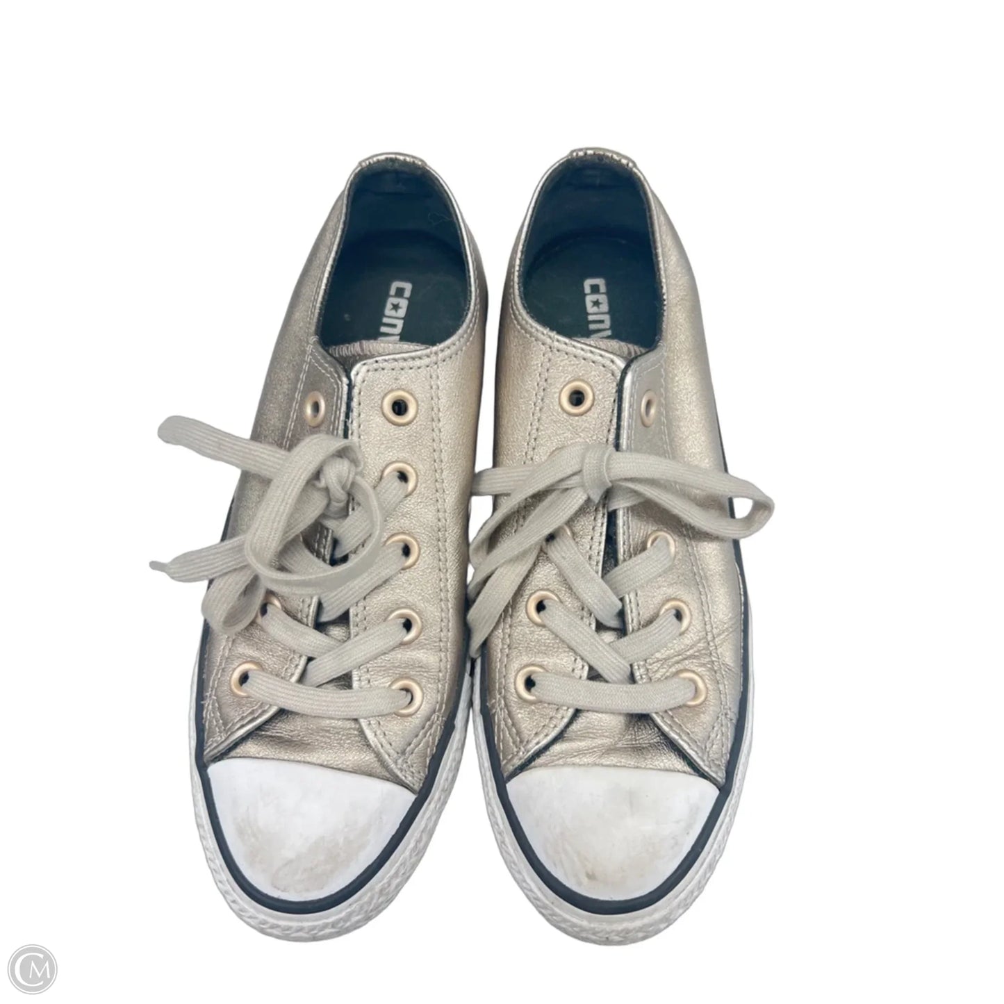 Shoes Sneakers By Converse In Gold, Size: 6