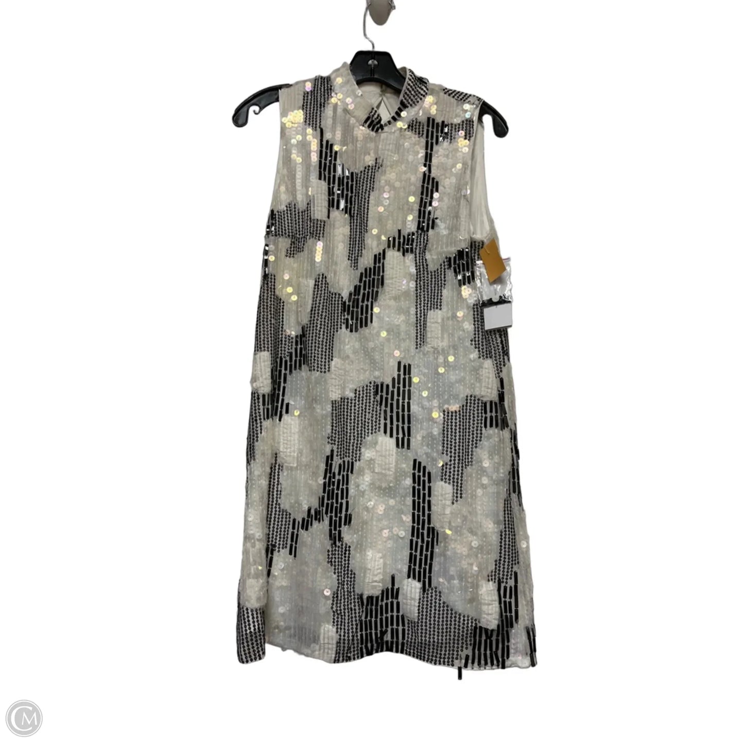 Dress Casual Short By French Connection In Black & White, Size: Xxs