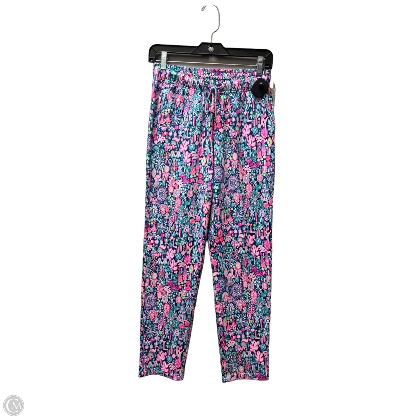 Pants Designer By Lilly Pulitzer In Blue & Pink, Size: 2
