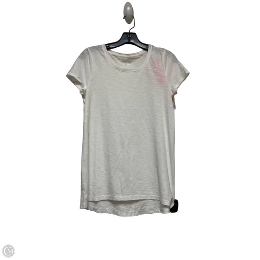 Top Short Sleeve Designer By Lilly Pulitzer In White, Size: Xs