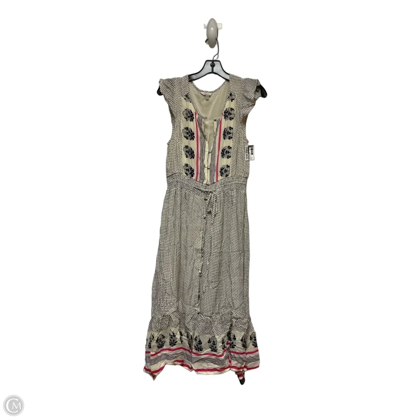 Dress Casual Midi By Lucky Brand In Polkadot Pattern, Size: S