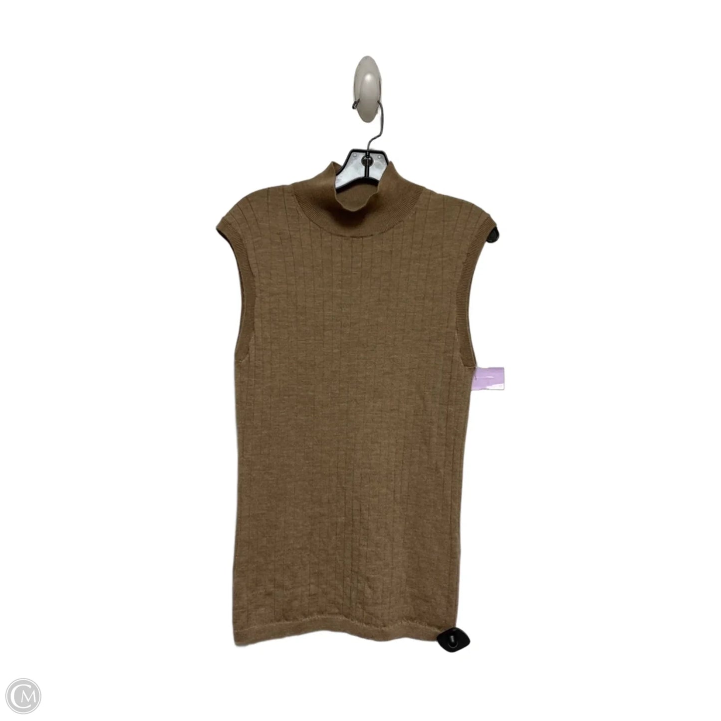 Top Sleeveless By Banana Republic In Brown, Size: L