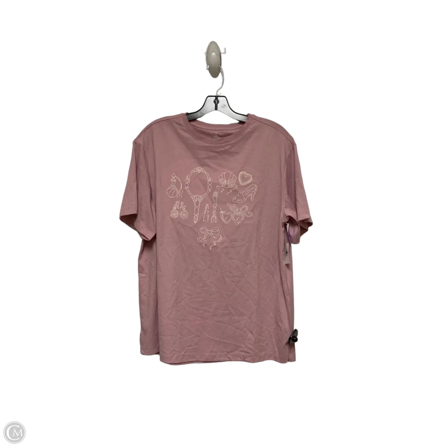 Top Short Sleeve Basic By Disney Store In Pink, Size: S