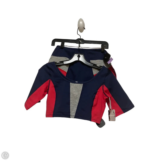 Athletic Shorts 2pc By Free People In Blue & Red, Size: S