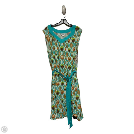 Dress Casual Midi By Disney Store In Blue & Brown, Size: Xl