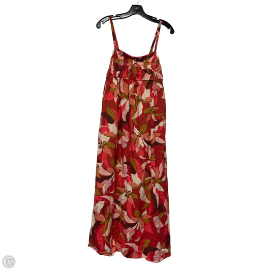 Dress Casual Midi By A New Day In Red, Size: M